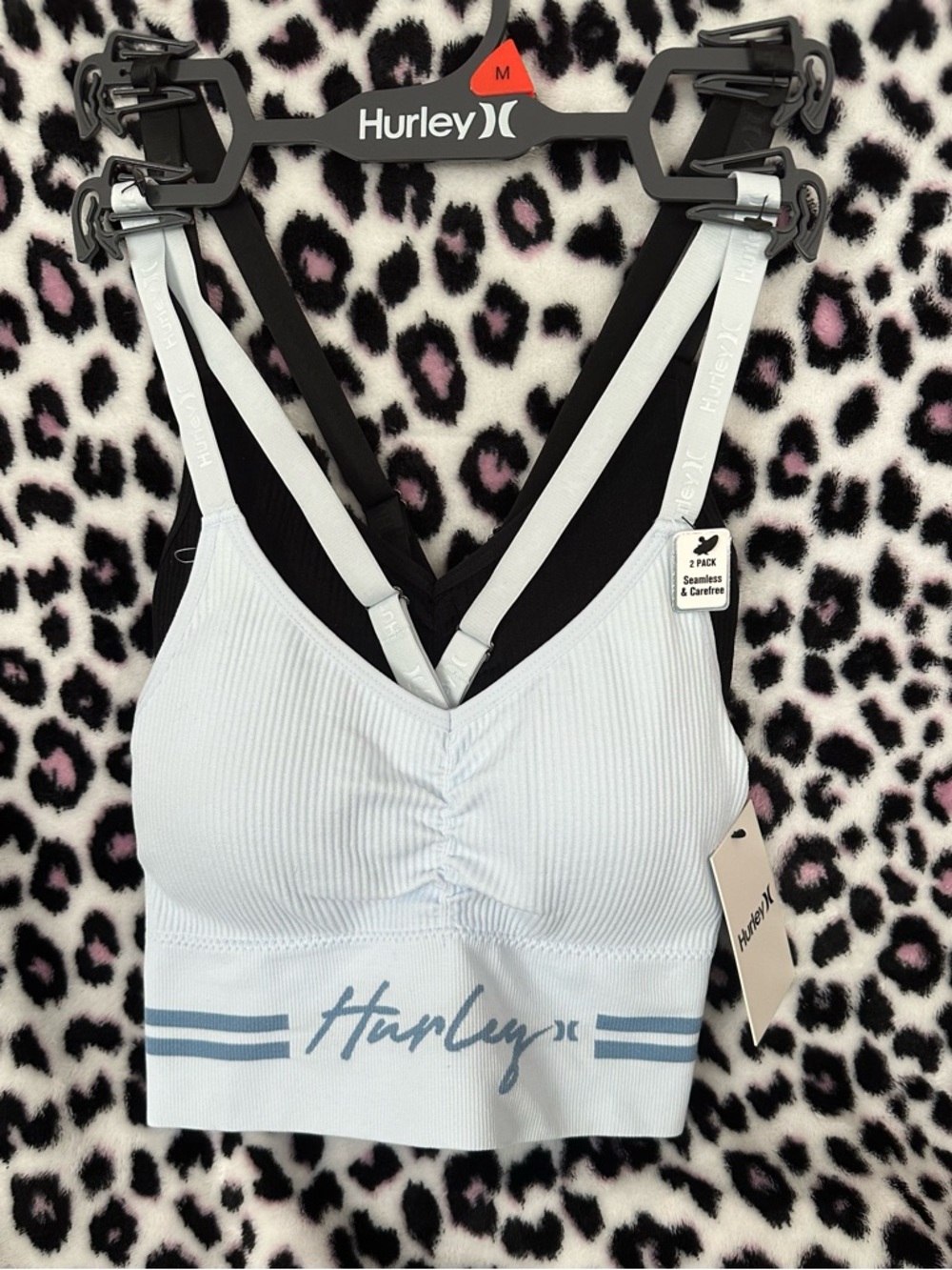 Hurley Seamless & Carefree Bralette Bundle New M